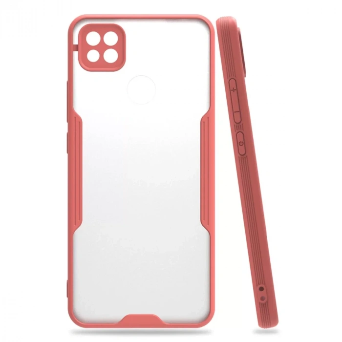 USLUCAN ALIŞVERİŞ Xiaomi Redmi 9C Kılıf Platin Silikon - Pembe