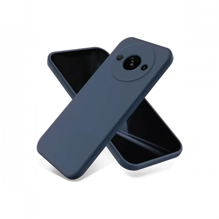 USLUCAN ALIŞVERİŞ Xiaomi Redmi A3 4G Kılıf First Silikon - Lacivert