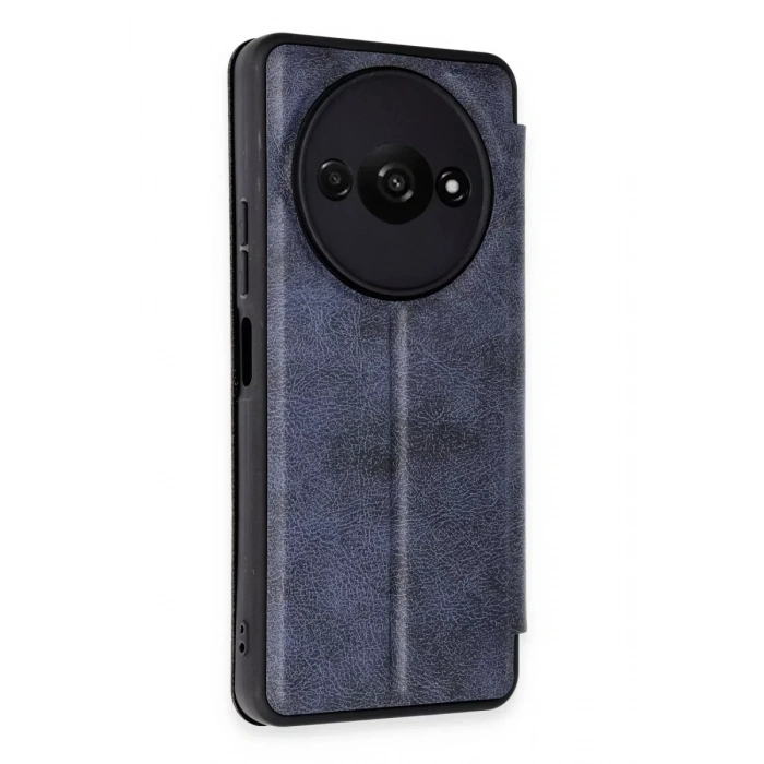 USLUCAN ALIŞVERİŞ Xiaomi Redmi A3 4G Kılıf Flip Cover - Lacivert