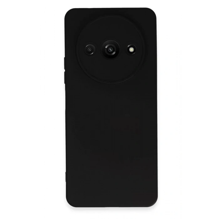 USLUCAN ALIŞVERİŞ Xiaomi Redmi A3 4G Kılıf Nano içi Kadife Silikon - Siyah