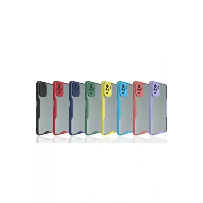 USLUCAN ALIŞVERİŞ Xiaomi Redmi Note 10 Kılıf Platin Silikon - Yeşil
