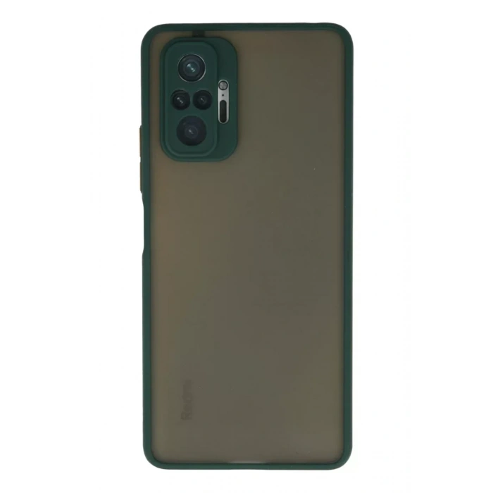 USLUCAN ALIŞVERİŞ Xiaomi Redmi Note 10 Pro Kılıf Montreal Silikon Kapak - Yeşil