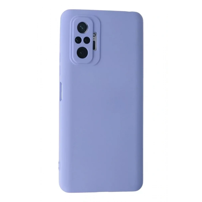 USLUCAN ALIŞVERİŞ Xiaomi Redmi Note 10 Pro Kılıf Nano içi Kadife Silikon - Lila