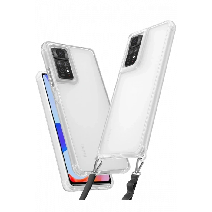 USLUCAN ALIŞVERİŞ Xiaomi Redmi Note 11 Pro Kılıf Penta Silikon Kılıf - Şeffaf