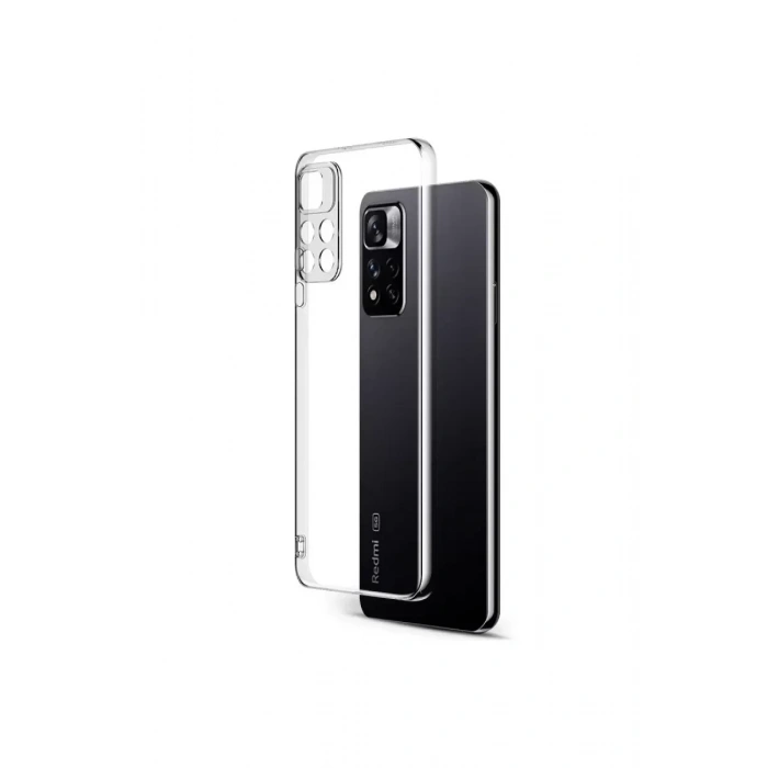 USLUCAN ALIŞVERİŞ Xiaomi Redmi Note 11 Pro Plus 5G Kılıf Lüx Şeffaf Silikon