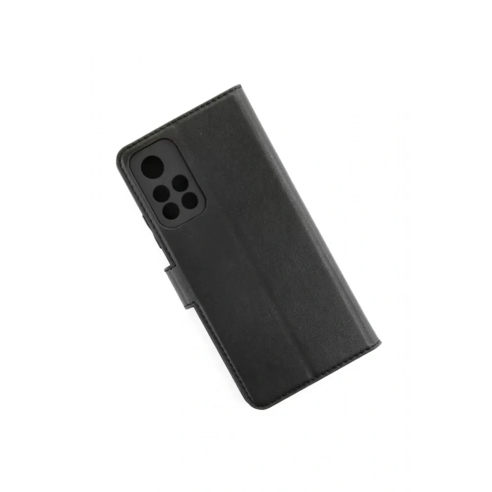 USLUCAN ALIŞVERİŞ Xiaomi Redmi Note 11T Kılıf Trend S Plus Kapaklı Kılıf - Siyah
