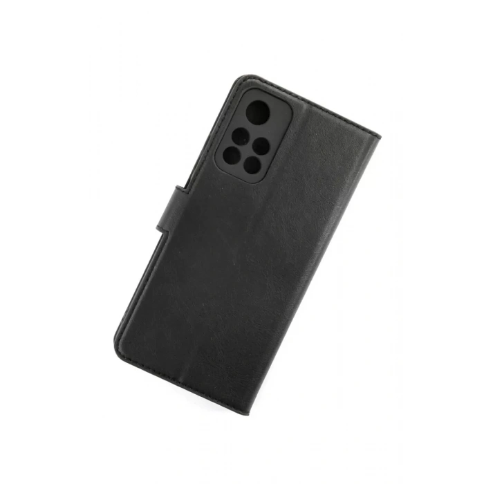 USLUCAN ALIŞVERİŞ Xiaomi Redmi Note 11T Kılıf Trend S Plus Kapaklı Kılıf - Siyah