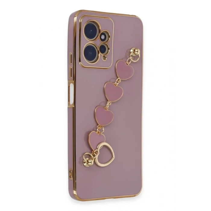 USLUCAN ALIŞVERİŞ Xiaomi Redmi Note 12 4G Kılıf Esila Silikon - Mor