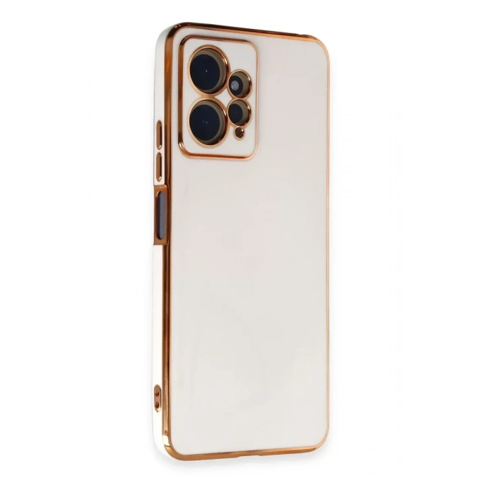 USLUCAN ALIŞVERİŞ Xiaomi Redmi Note 12 4G Kılıf Volet Silikon - Beyaz