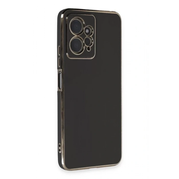 USLUCAN ALIŞVERİŞ Xiaomi Redmi Note 12 4G Kılıf Volet Silikon - Siyah