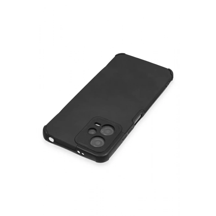 USLUCAN ALIŞVERİŞ Xiaomi Redmi Note 12 5G Kılıf Loop Deri Silikon - Siyah