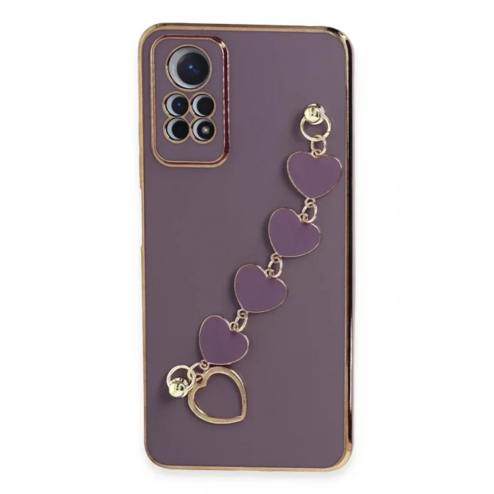 USLUCAN ALIŞVERİŞ Xiaomi Redmi Note 12 Pro 4G Kılıf Esila Silikon - Mor