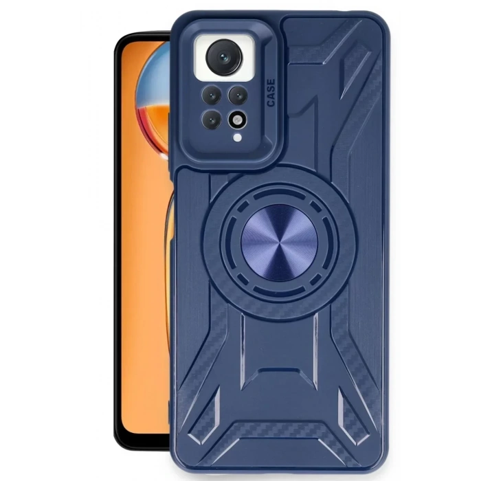 USLUCAN ALIŞVERİŞ Xiaomi Redmi Note 12 Pro 4G Kılıf Lincoln Silikon - Lacivert