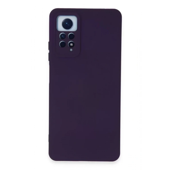 USLUCAN ALIŞVERİŞ Xiaomi Redmi Note 12 Pro 4G Kılıf Nano içi Kadife Silikon - Mor