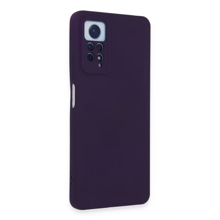 USLUCAN ALIŞVERİŞ Xiaomi Redmi Note 12 Pro 4G Kılıf Nano içi Kadife Silikon - Mor