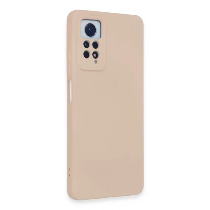 USLUCAN ALIŞVERİŞ Xiaomi Redmi Note 12 Pro 4G Kılıf Nano içi Kadife Silikon - Pudra