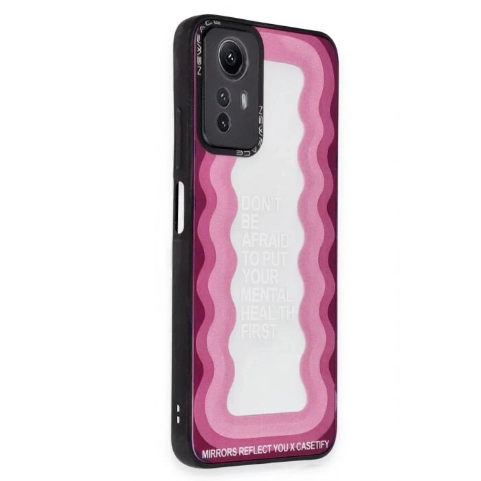 USLUCAN ALIŞVERİŞ Xiaomi Redmi Note 12 Pro 5G Kılıf Mirror Desenli Kapak - Mirror - 11