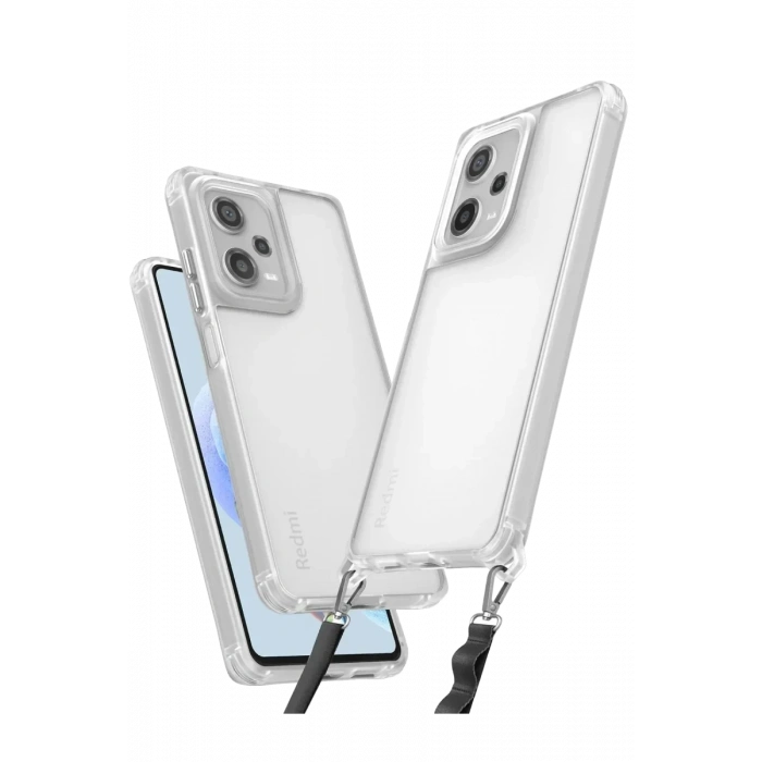 USLUCAN ALIŞVERİŞ Xiaomi Redmi Note 12 Pro 5G Kılıf Penta Silikon Kılıf - Şeffaf