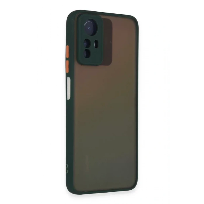 USLUCAN ALIŞVERİŞ Xiaomi Redmi Note 12S Kılıf Montreal Silikon Kapak - Yeşil