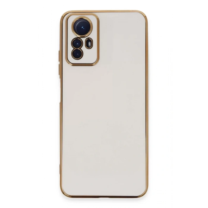USLUCAN ALIŞVERİŞ Xiaomi Redmi Note 12S Kılıf Volet Silikon - Beyaz