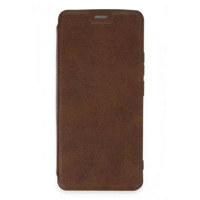 USLUCAN ALIŞVERİŞ Xiaomi Redmi Note 13 4G Kılıf Flip Cover - Taba
