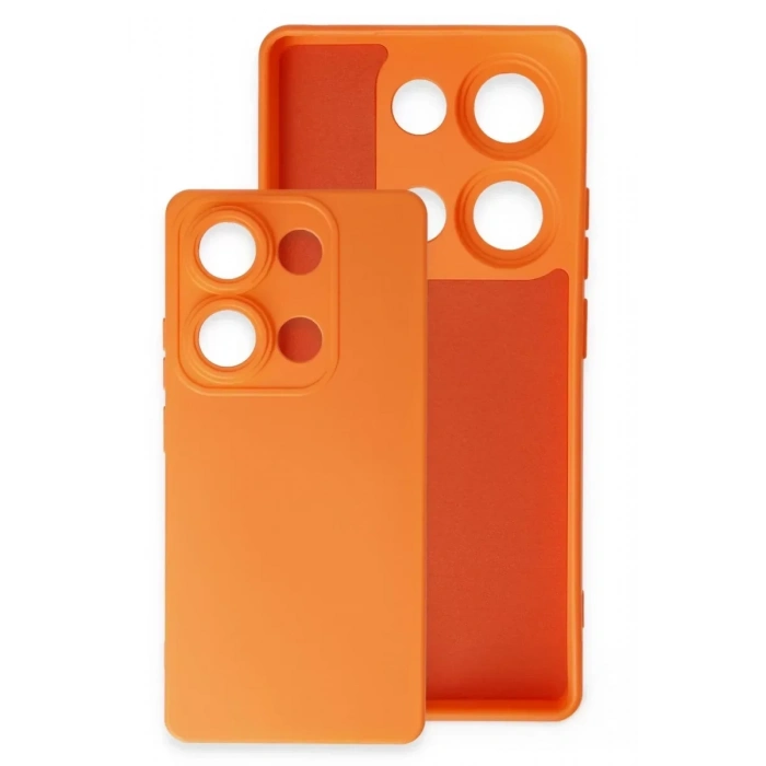 USLUCAN ALIŞVERİŞ Xiaomi Redmi Note 13 4G Kılıf Nano içi Kadife Silikon - Mor