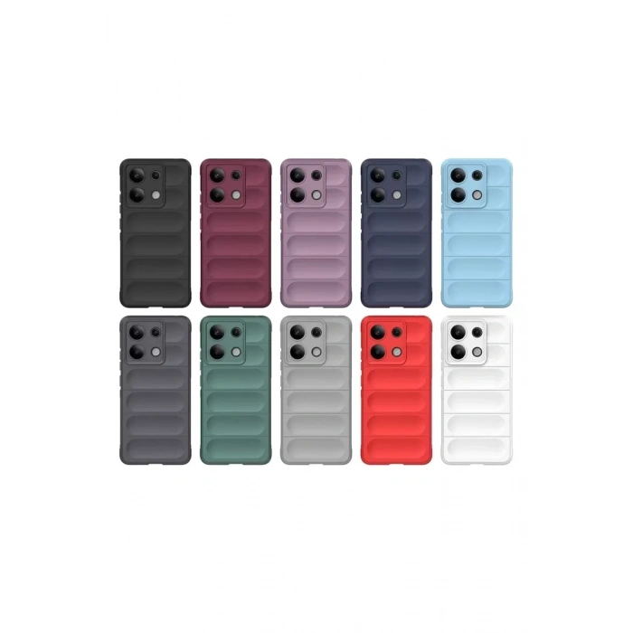 USLUCAN ALIŞVERİŞ Xiaomi Redmi Note 13 4G Kılıf Optimum Silikon - Krem