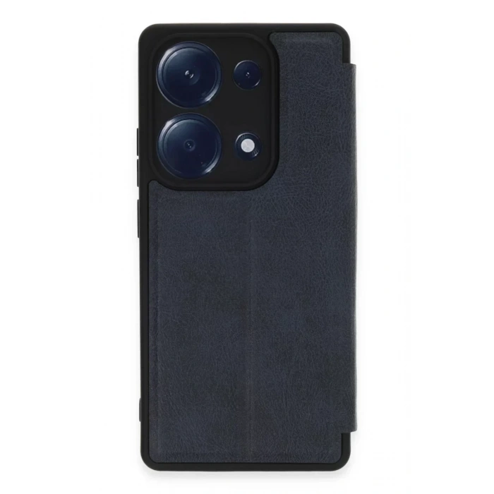 USLUCAN ALIŞVERİŞ Xiaomi Redmi Note 13 Pro 4G Kılıf Flip Cover - Lacivert