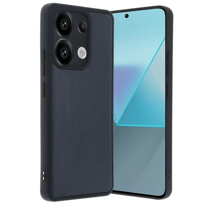 USLUCAN ALIŞVERİŞ Xiaomi Redmi Note 13 Pro 5G Kılıf Aras Deri Kapak - Lacivert