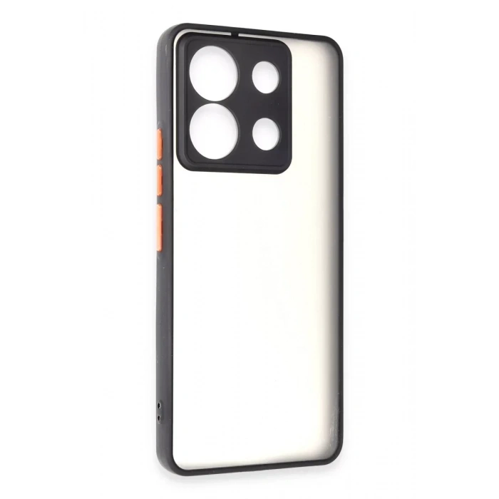USLUCAN ALIŞVERİŞ Xiaomi Redmi Note 13 Pro 5G Kılıf Montreal Silikon Kapak - Siyah
