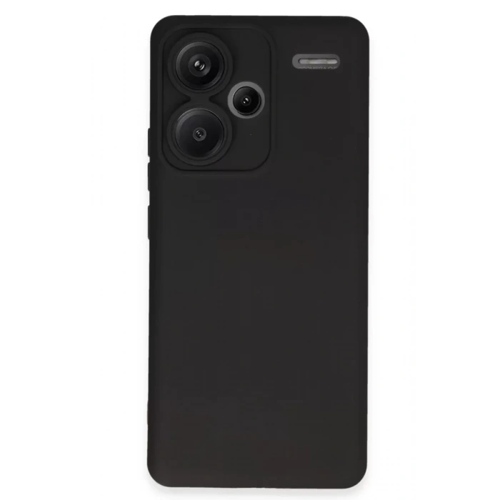 USLUCAN ALIŞVERİŞ Xiaomi Redmi Note 13 Pro Plus Kılıf Nano içi Kadife Silikon - Siyah