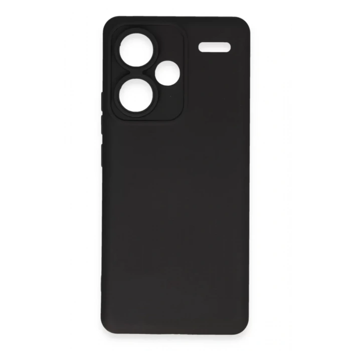 USLUCAN ALIŞVERİŞ Xiaomi Redmi Note 13 Pro Plus Kılıf Nano içi Kadife Silikon - Siyah