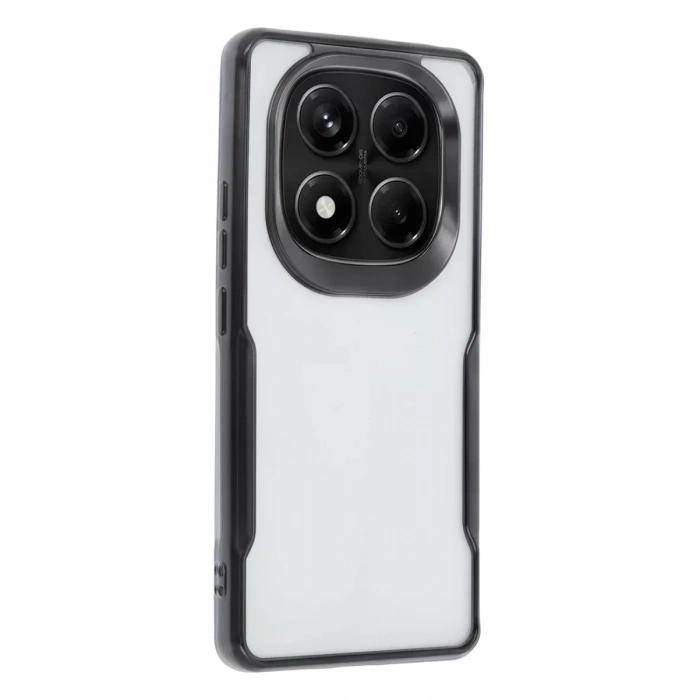 USLUCAN ALIŞVERİŞ Xiaomi Redmi Note 14 Pro Plus Kılıf Boyi Silikon Kapak - Siyah