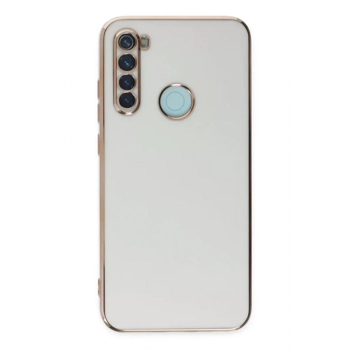 USLUCAN ALIŞVERİŞ Xiaomi Redmi Note 8 Kılıf Volet Silikon - Beyaz