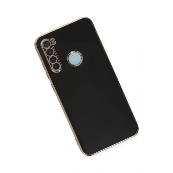 USLUCAN ALIŞVERİŞ Xiaomi Redmi Note 8 Kılıf Volet Silikon - Siyah