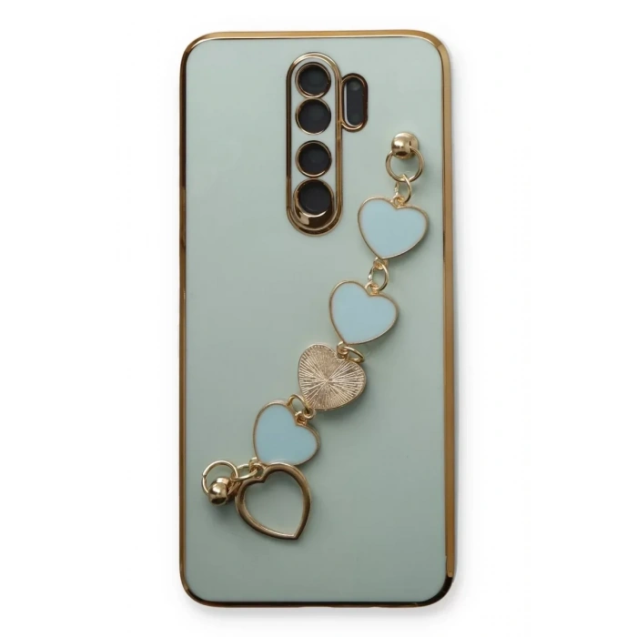 USLUCAN ALIŞVERİŞ Xiaomi Redmi Note 8 Pro Kılıf Esila Silikon - Su Yeşili