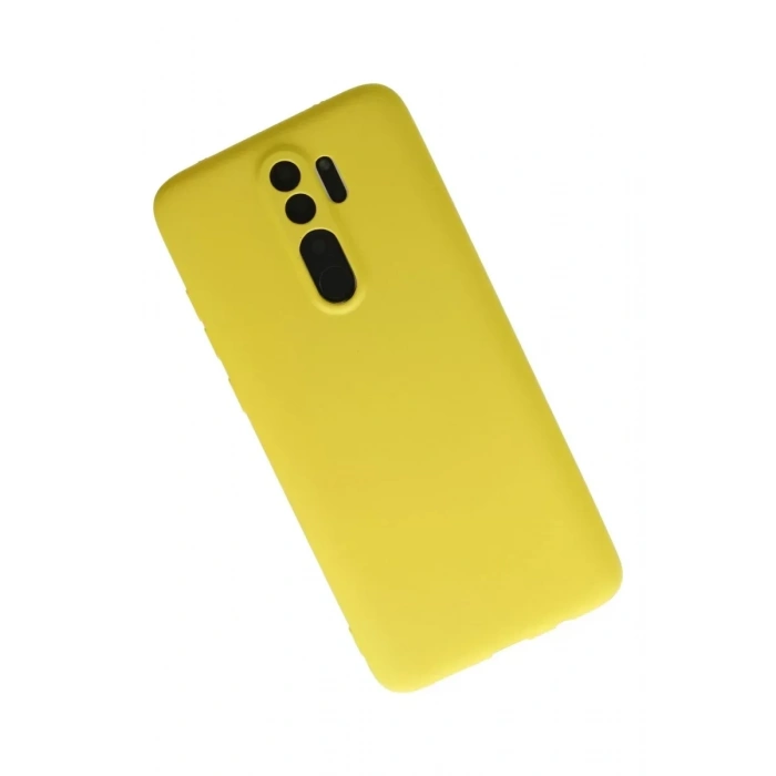 USLUCAN ALIŞVERİŞ Xiaomi Redmi Note 8 Pro Kılıf First Silikon - Sarı