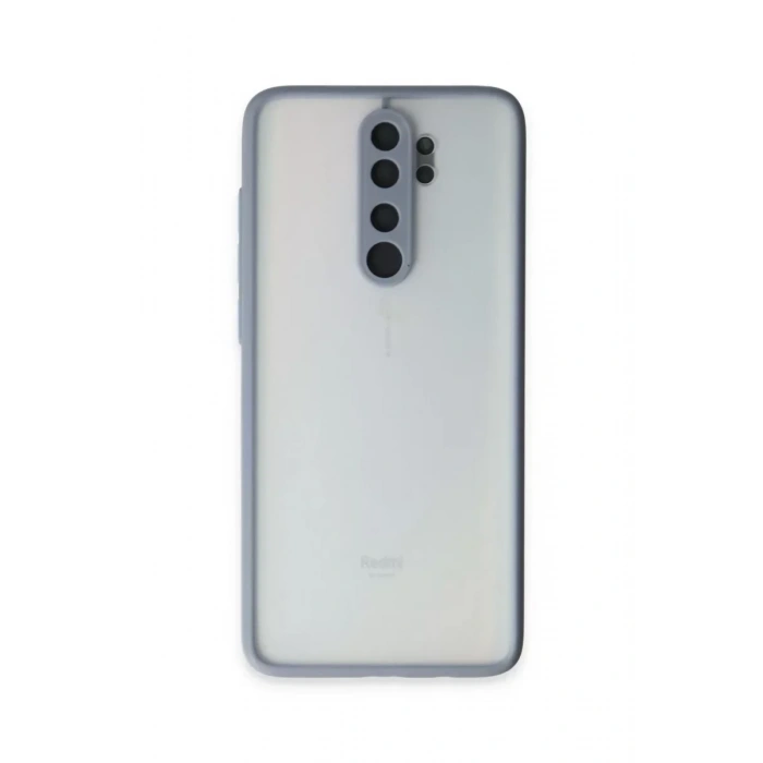 USLUCAN ALIŞVERİŞ Xiaomi Redmi Note 8 Pro Kılıf Montreal Silikon Kapak - Gri