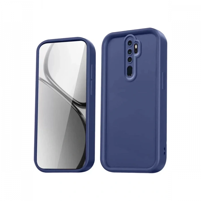 USLUCAN ALIŞVERİŞ Xiaomi Redmi Note 8 Pro Kılıf Viera Silikon - Lacivert