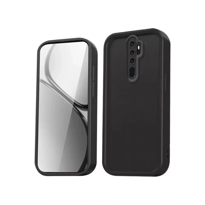 USLUCAN ALIŞVERİŞ Xiaomi Redmi Note 8 Pro Kılıf Viera Silikon - Siyah