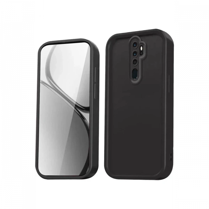 USLUCAN ALIŞVERİŞ Xiaomi Redmi Note 8 Pro Kılıf Viera Silikon - Siyah