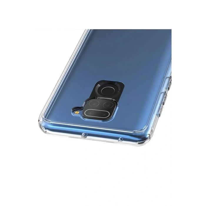 USLUCAN ALIŞVERİŞ Xiaomi Redmi Note 9 Kılıf Lüx Şeffaf Silikon - Şeffaf