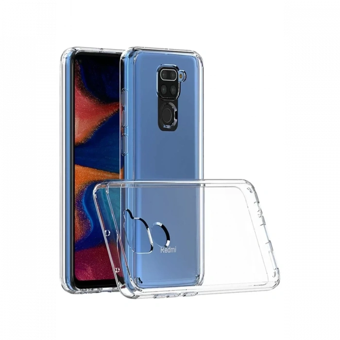 USLUCAN ALIŞVERİŞ Xiaomi Redmi Note 9 Kılıf Lüx Şeffaf Silikon - Şeffaf