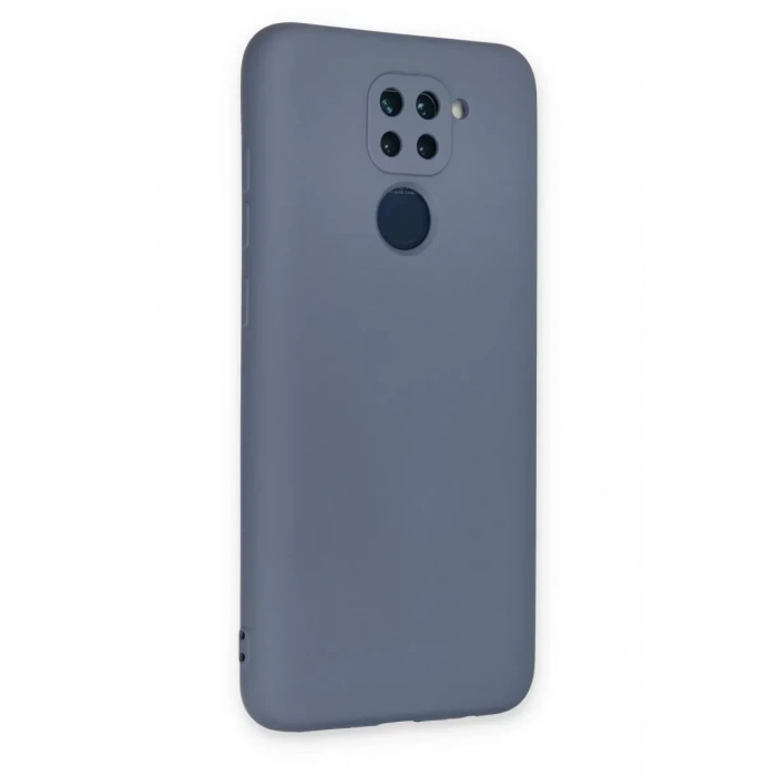 USLUCAN ALIŞVERİŞ Xiaomi Redmi Note 9 Kılıf Nano içi Kadife Silikon - Gri