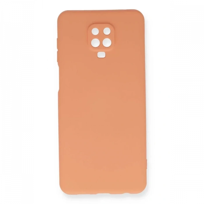 USLUCAN ALIŞVERİŞ Xiaomi Redmi Note 9 Pro Kılıf Nano içi Kadife Silikon - Turuncu
