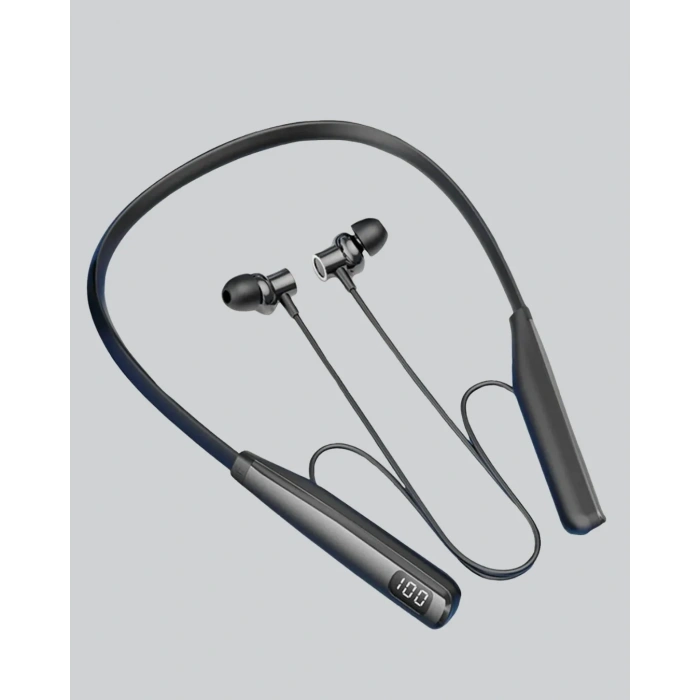 USLUCAN ALIŞVERİŞ Y12 Bluetooth Kablosuz Kulaklık – LCD Pil Ekranı, Kompozit Diyafram, Dokunmatik Panel