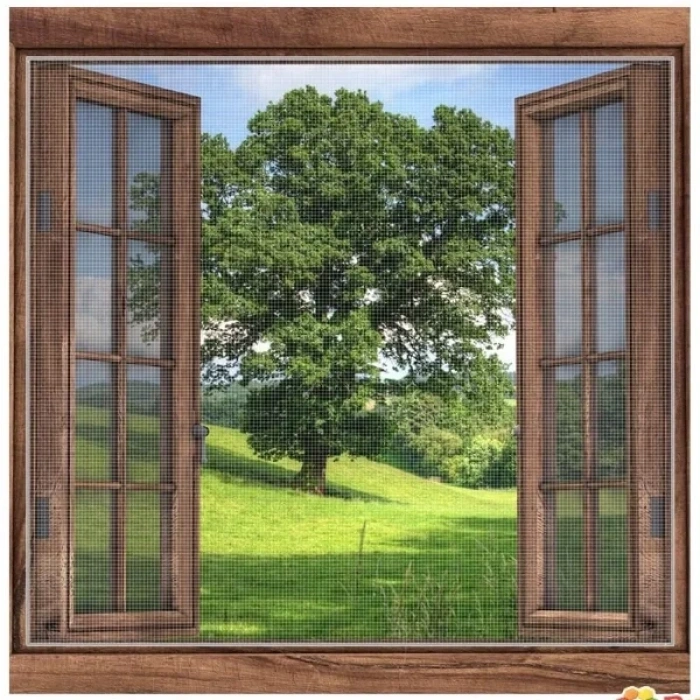 USLUCAN ALIŞVERİŞ Yapışkanlı Çift Kanat Sineklik