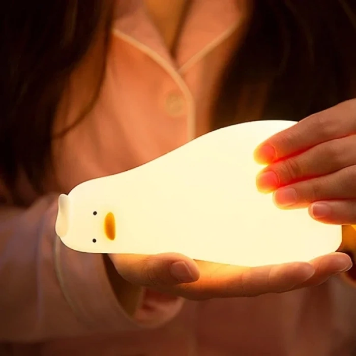 USLUCAN ALIŞVERİŞ Yatan Ördek Tasarımlı Gece Lambası