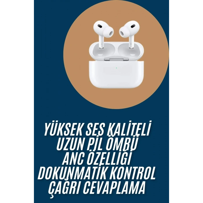 USLUCAN ALIŞVERİŞ Yeni Nesil Pro Bluetooth Kulaklık Android ve İOS Uyumlu Dokunmatik Kontrol