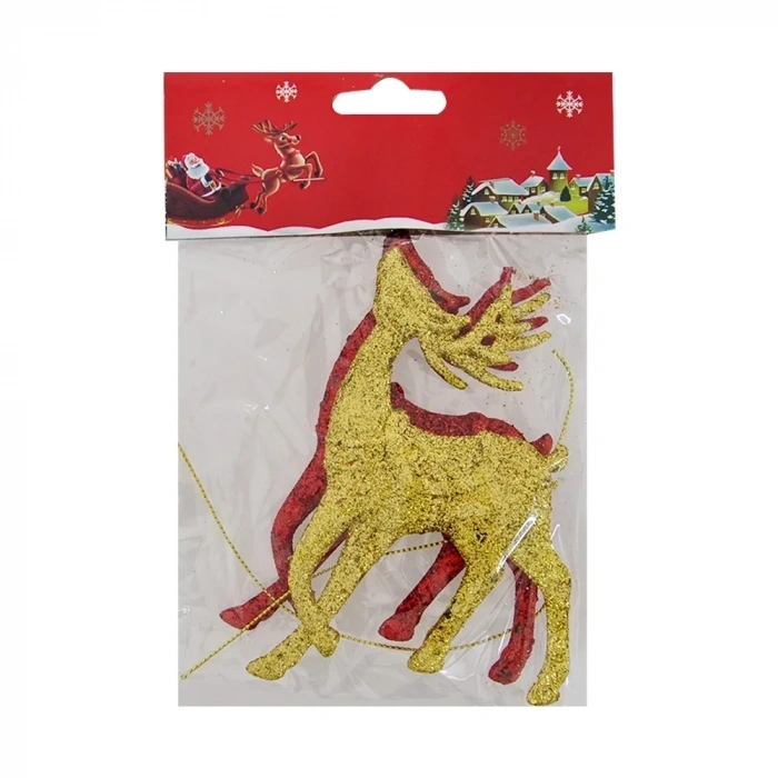 USLUCAN ALIŞVERİŞ Yılbaşı Ağaç Süsü Simli 2li